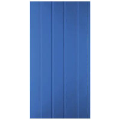 Панель глухая, 2,35 м, св.дуб,RAL 5010, 60 мм