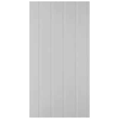 Панель глухая, 2,54 м, RAL 9002, белая 100мм