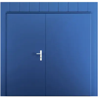 Панель двустворчатой двери в комплекте, ширина дверного проема 1464 мм