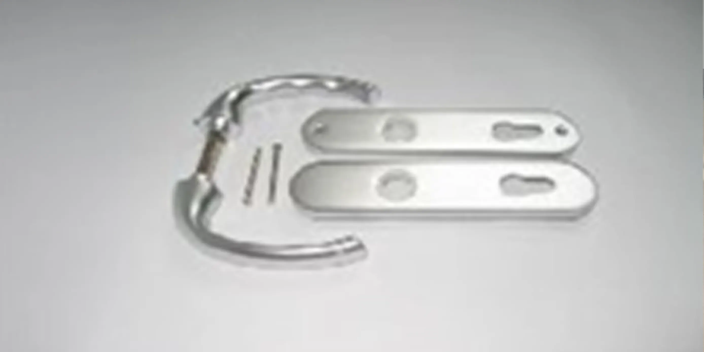 Ручка дверная для внешней двери с метал.планкой