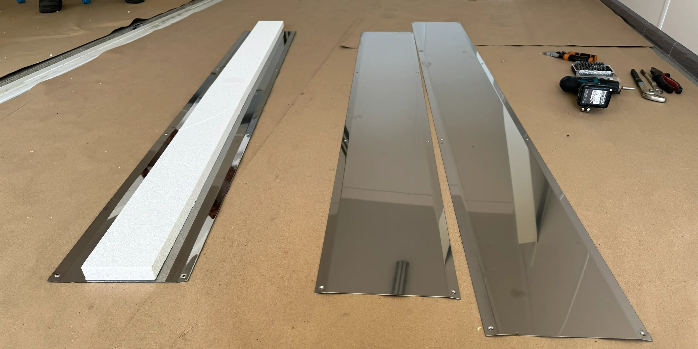 Порог металлический 2082x240 мм (№00208139) нерж.