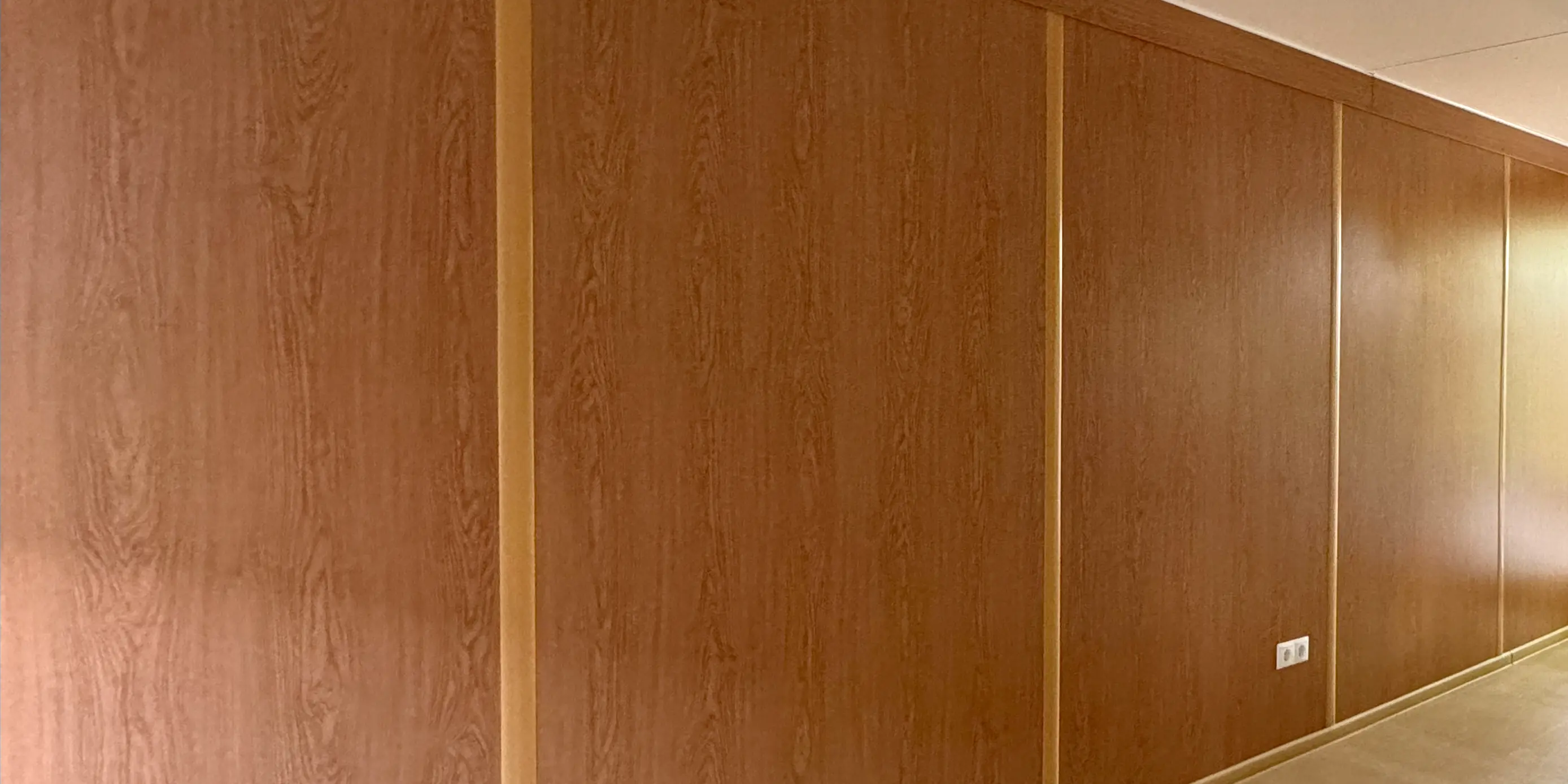 ДСП для внутренней отделки глухой панели 2,54м, 2450x1150мм, св.д.