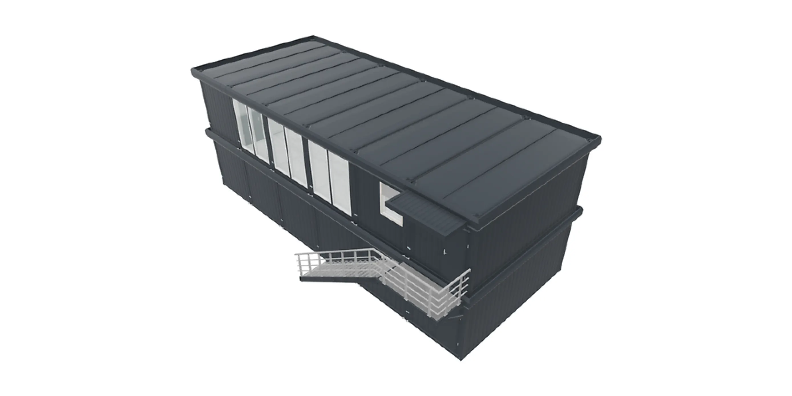 Штаб строительства на 17 человек, лестница, переговорная, ИТР, кабинет руководителя